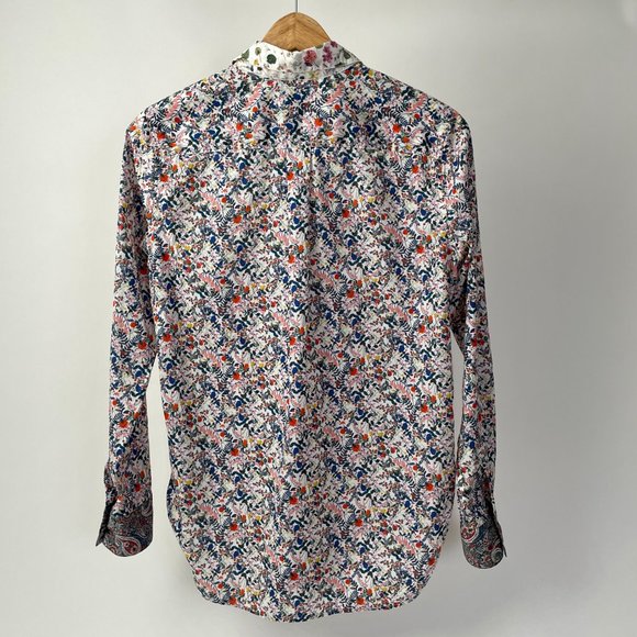 NEW Women's Paul Smith Cotton Kensington Shirt, Multicolour Floral, Size 40 (S) - Picture 7 of 10